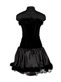 Платье корсетное "Черная бестия" (Цв: Черный Размер: 48) Черный