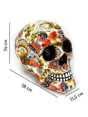 Декорация череп Разноцветный