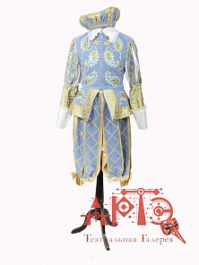 Костюм "Принц" (стилизованный) голубой с золотом