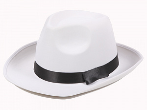 Шляпа "Борсалино" Белый