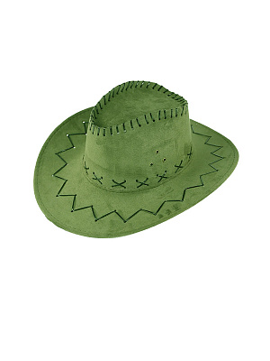 Шляпа "Ковбой" Зеленый