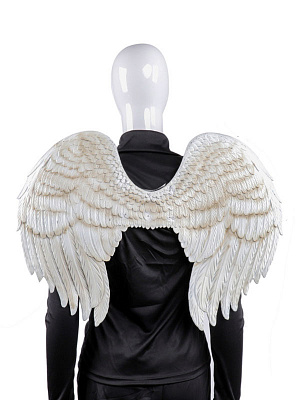 Крылья ангел из пенополиуретана, на эластичных лямках, 60 х 44 см Белый