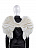 Крылья ангел из пенополиуретана, на эластичных лямках, 60 х 44 см Белый