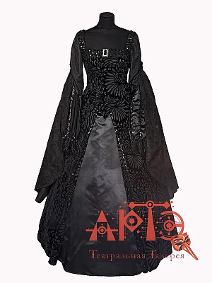 Платье "Анна Болейн" (Англия ХVI в.) Черный