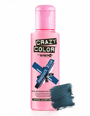 Краска для волос CRAZY COLOR PeacockBlue