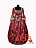 Платье в стиле "Рококо Светское" Бордовый