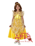 Костюм карнавальный "Принцесса Белль"  (Цв: Желтый Размер: 134 см) Желтый