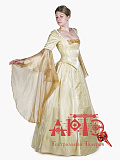 Платье "Анжелика" 1-я половина XVIII века (Цв: Золотой Размер: 54) Золотой