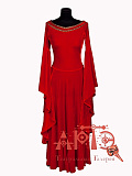 Платье "Средневековое" (Цв: Красный Размер: 52-54) Красный