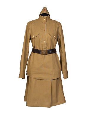 Военная женская форма образца 1943 г. Оливковый