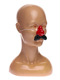 Нос красный с усами (Цв: Красный ) Красный