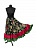 Комплект "Цыганка" юбка, платок Разноцветный