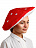 Шляпа карнавальная "Мухомор" Красный-Белый