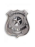 Значок полицейского (Цв: Серебряный ) Серебряный
