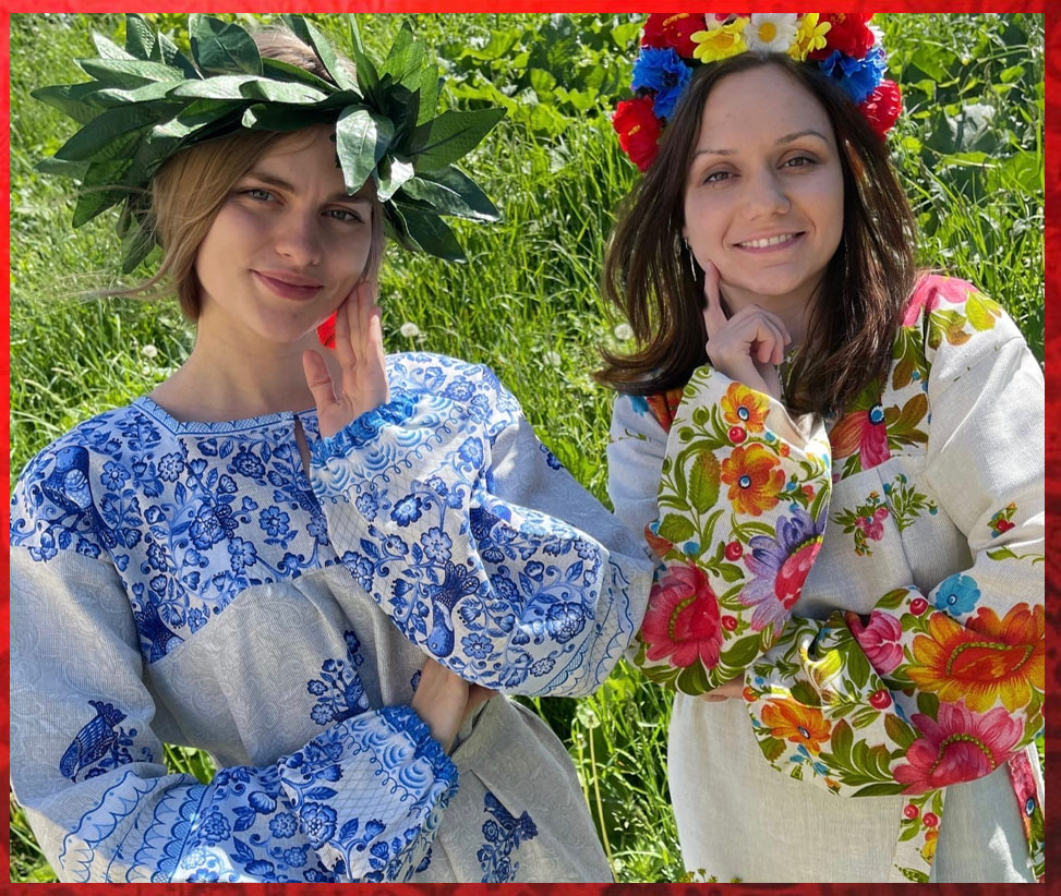 Покосные рубахи и русско-народные костюмы