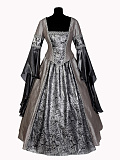 Платье "Анжелика" 1-я половина XVIII века (Цв: Серебряный Размер: 50) Серебряный