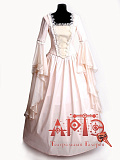 Платье "Анжелика" 1-я половина XVIII века (Цв: Св. Розовый Размер: 50) Св. Розовый