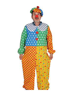 Карнавальный костюм "Клоун-Филя" Разноцветный