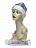 Комплект Снегурочки (шапка, муфта) Белый-Сиреневый