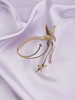 Браслет на плечо Море Золотой