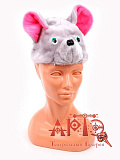 Карнавальная шапочка "Мышонок" (Цв: Серый-Розовый Размер: 54) Серый-Розовый
