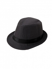 Шляпа гангстера с рисунком ткани "гусиная лапка"