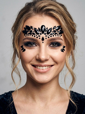 Кристаллы для лица Черный