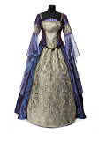 Платье "Анжелика" 1-я половина XVIII века (Цв: Сиреневый Размер: 52) Сиреневый