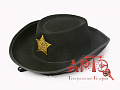 Шляпа "Шериф" детская  (Цв: Черный ) Черный