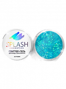 Глиттер-гель для лица, тела и волос SPLASH цвет "RADIANT BLUE" 30 гр.