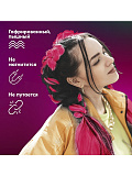 Канекалон однотонный, гофрированный, фуксия 60 см