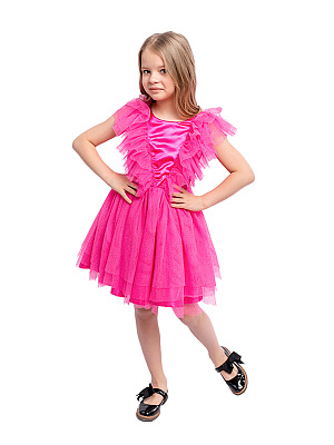 Платье "Барби" Ярко-Розовый