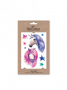 Тату переводные Miami Tattoos "Unicorns"