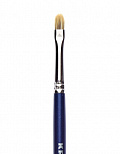 Кисть для теней из горного колонка, пони (Цв: Blue) Blue