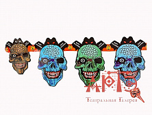 Гирлянда Хэллоуин "Черепа"