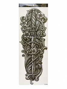 Тату рукав "Меч"