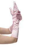 Перчатки женские атласные до локтя, 38 см (Цв: Св. Розовый ) Св. Розовый