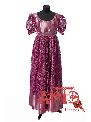 Платье "Ампир" Темн. Розовый