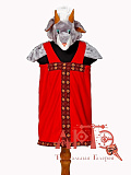 Карнавальный костюм "Козочка" (Цв: Серый-Красный ) Серый-Красный