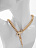 Колье металл "Змея", 46 см Золотой