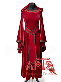 Платье "Средневековое с капюшоном"