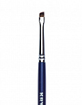 Кисть для бровей из имитации енота со скосом №4 (Цв: Blue) Blue