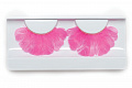 Ресницы перьевые/Eyelashes Peacock 14 мм-22 мм (Цв: Pink) Pink