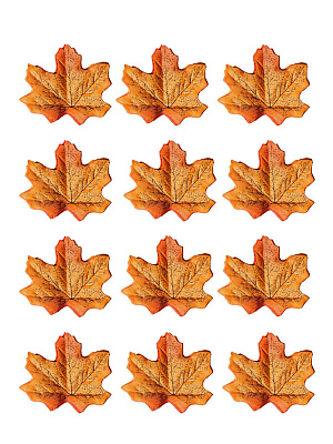 Кленовые листья уп.100 шт. Разноцветный