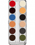 Спец. грим для изд. из латекса палитра/RMG (Rubber Mask Grease) Palette 12 цв. (Цв: B) B