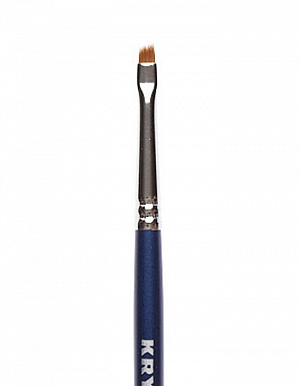 Кисть из колонка для подводки (ворс высота 4 мм.,ширина 4 мм.) Blue