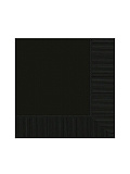 Салфетка "Jet Black" уп.16 шт. 33 см. (Цв: Черный ) Черный
