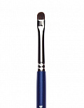 Кисть для теней из имитации белки овальная (Цв: Blue) Blue