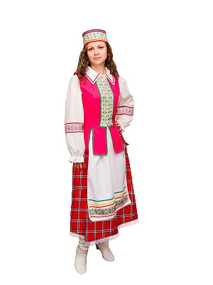 Костюм "Белорусский женский" Разноцветный