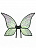 Крылья Феи Черный-Зеленый